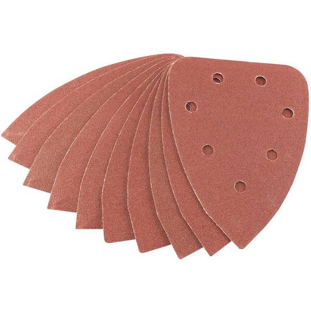 Draper Aluminium Oxide Sanding Sheets 140mm x 140MM 120g Pack of 10