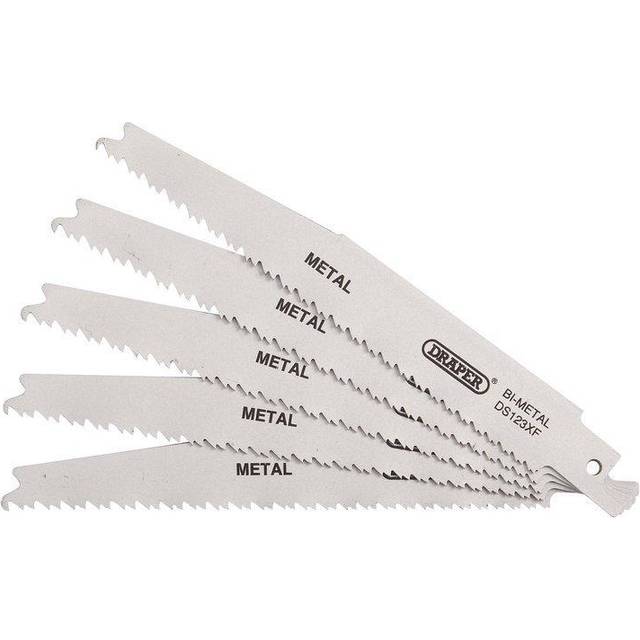 Draper 38755 Bi-metal Reciprocating Saw Blades-Metal Cutting 150mm...