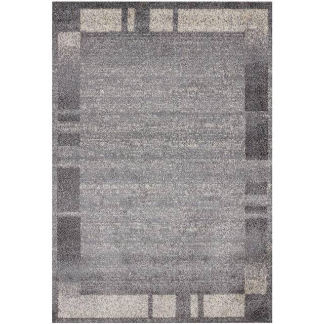 Ephesus Collection Modern Rugs Grey Cream- 7438GC - 160cm x 230cm