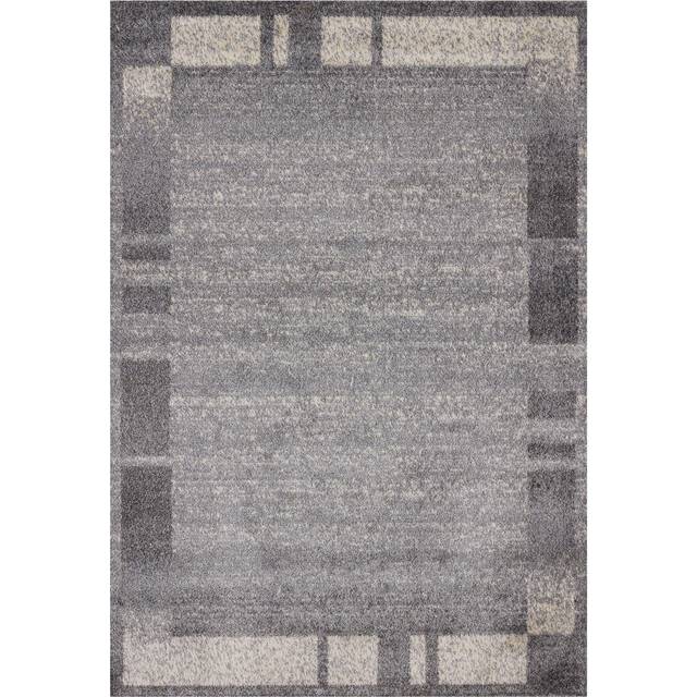 Ephesus Collection Modern Rugs Grey Cream- 7438GC - 60cm x 240cm