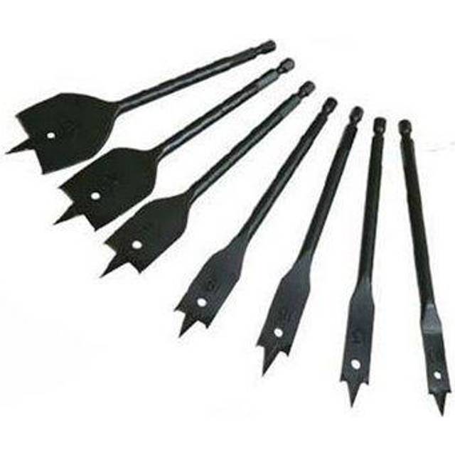 Silverline Plumbers Flat Bit Set 7 Piece 10 - 40mm