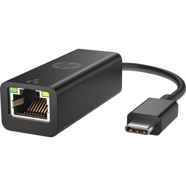 HP USB C till RJ45 nätverksadapter med statusLED, svart