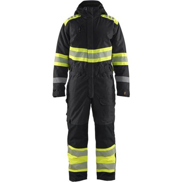 Blåkläder High Vis Vinter Kedeldragt - Sort/Hi-Vis Gul