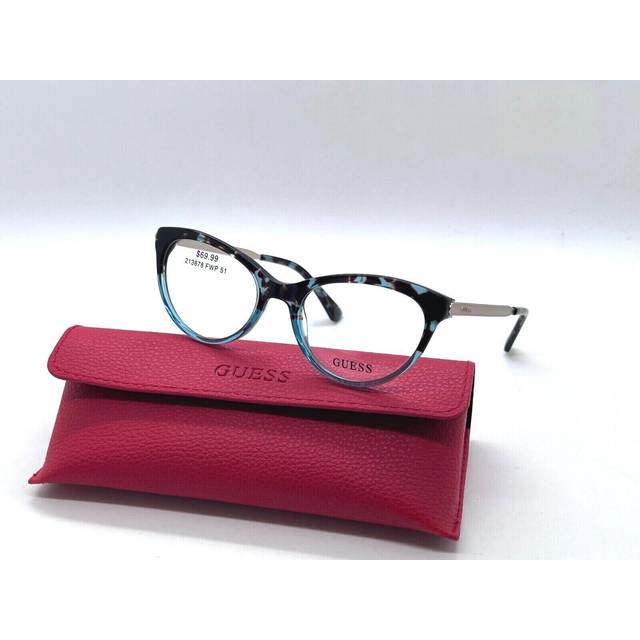 Guess glasses frames gu2462-3 b24 blue women