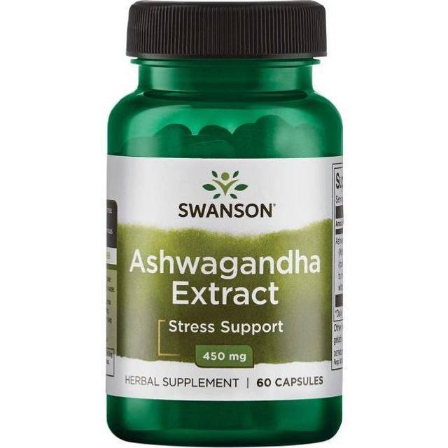 Swanson  Ashwagandha Extract  Standardized  450 mg  60 Capsules