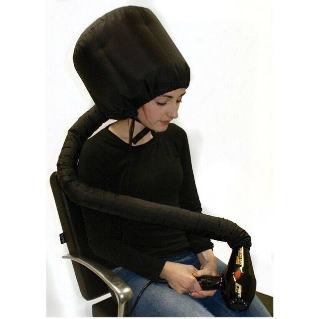 Hair Tools Black Portable Hairdryer Hood