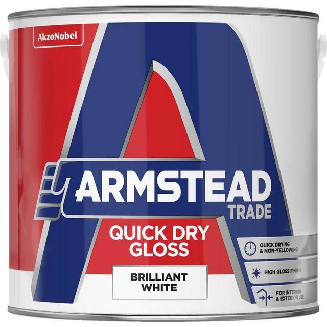 Armstead Trade Quick Dry Gloss Pure Brilliant White 2.5L