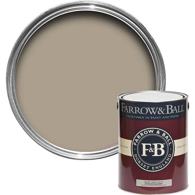 Farrow & Ball - Exterior Masonry - Light Gray 17 5L