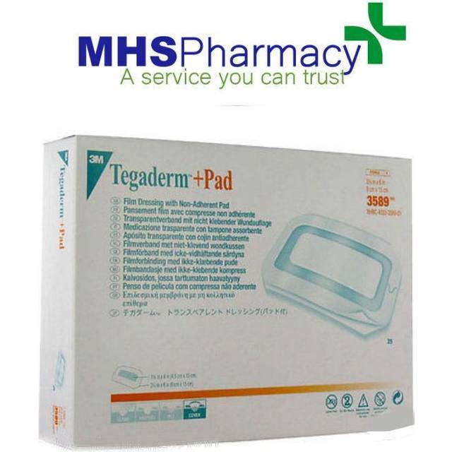 Tegaderm 3589 förband, dyna 3 m, 9 cm x 15 cm (25-pack)