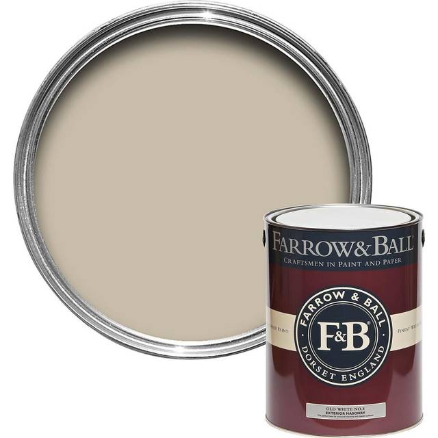 Farrow & Ball - Exterior Masonry - Old White 4 5L