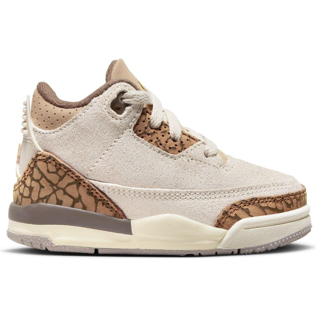 Jordan 3 white and gold best sale