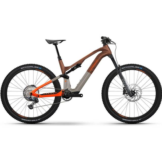 Haibike Lyke 10 Electric Bike 2023 Leather/Orange Gloss - Brown