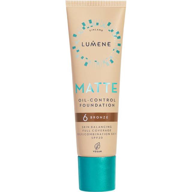 Lumene Matte Oil-Control Foundation SPF20 6 Bronze (30 ml)