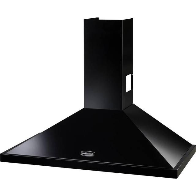 Rangemaster LEIHDC90BC 90cm Chimney Cooker Hood - Black / Chrome