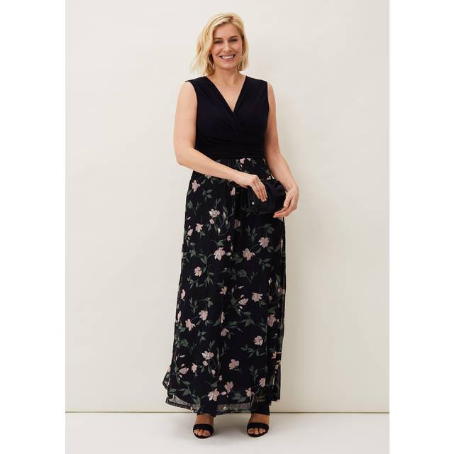 Phase Eight Women's Leigh-Ann Floral Maxi Dress - Navy/Multi - 14