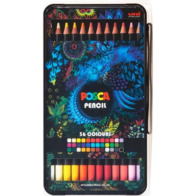 Posca Uni Coloured Pencil Assorted Set of 36