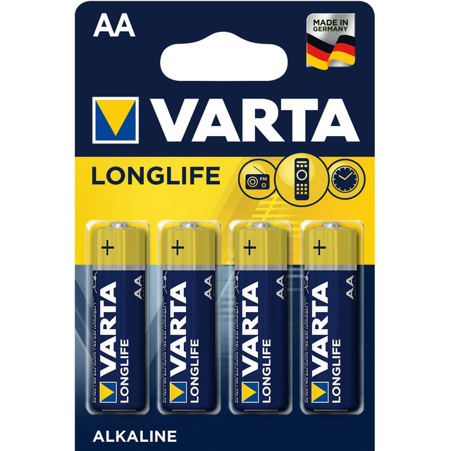 Varta Longlife AA batteri (4st)