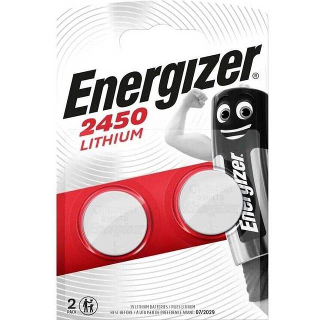 Energizer CR2450 Lithium Coin Cell Batteries | 2 Pack
