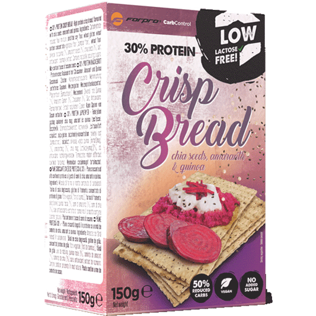 30% Protein Crisp Bröd Chiafrön Amarant & Quinoa 150 g