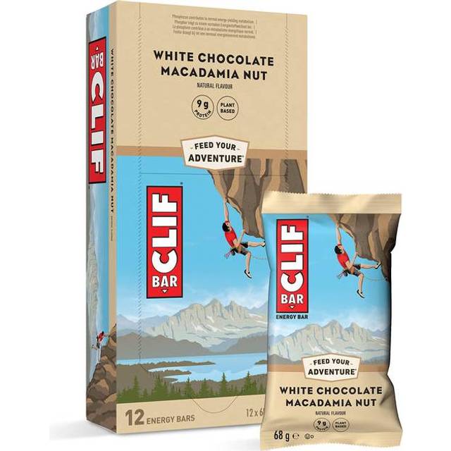 Clif White Chocolate Macadamia Energy Bar 68g x12