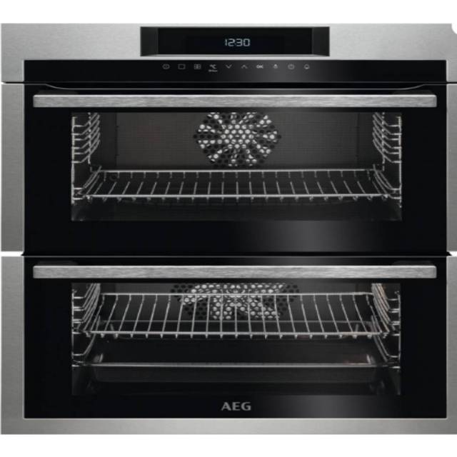 AEG DUE731110M Built Under Electric Double Oven - A/A Rated - Stainless Steel