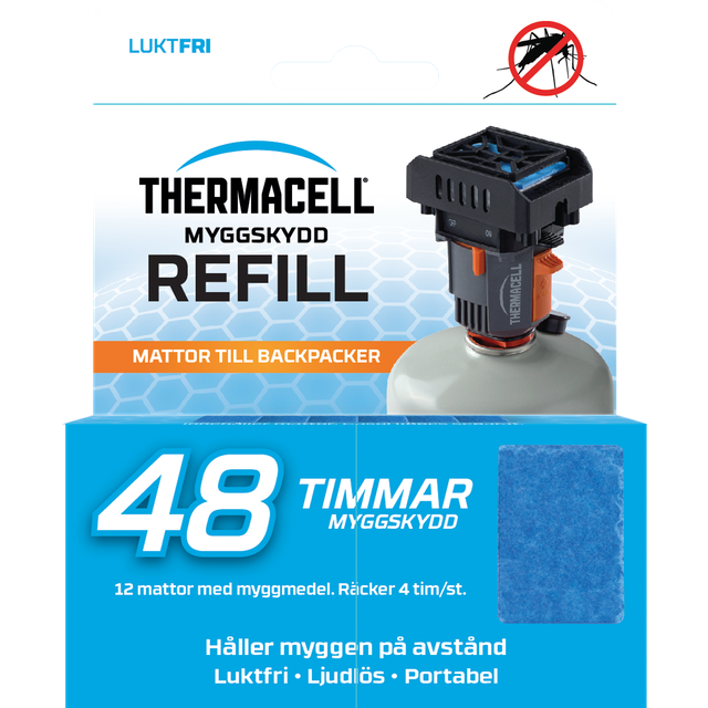 Thermacell Refill 48h Backpacker - enbart mattor