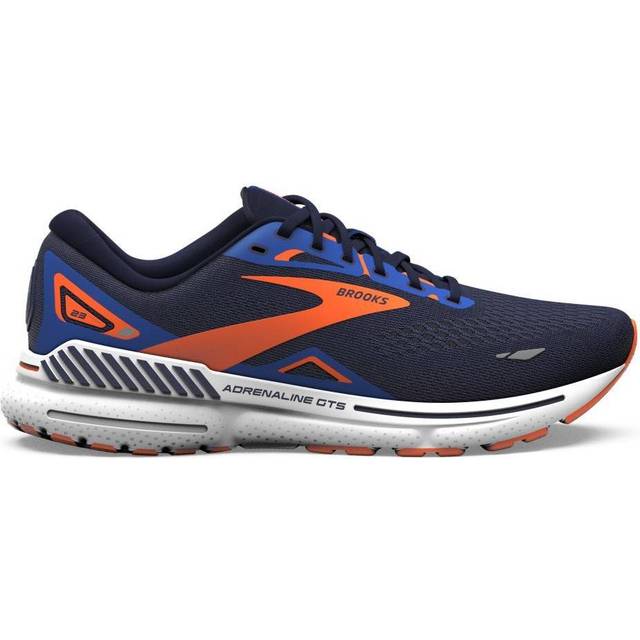 Brooks Adrenaline Gts 23 sneakers för män, Peacoat Orange Surf The Web, 45.5 EU