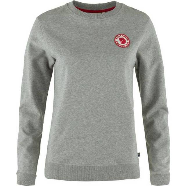 Fjällräven, Sweatshirts & Hoodies, Dam, M, 1960 Logo Damtröja Grå Melange - gray (M)