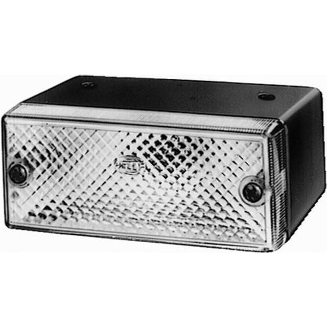 HELLA Halogen Backljus - 12V - påbyggd - Tvåpunktsfäste - Kontaktutförande: Flatstift - 2ZR 006 609-081