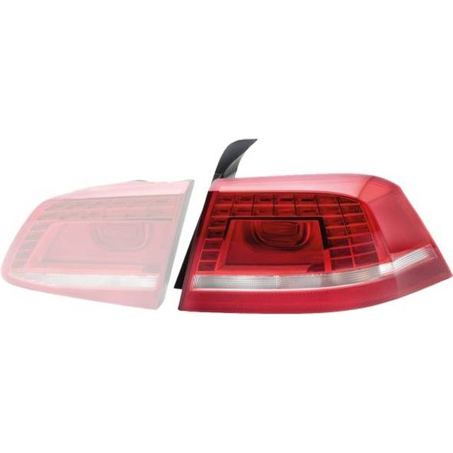 HELLA 2SK 010 744-041 Baklykta - LED - ytterdel - för t.ex. VW Passat (362) - ECE/CCC - för vänstertrafik/för högertrafik - Höger