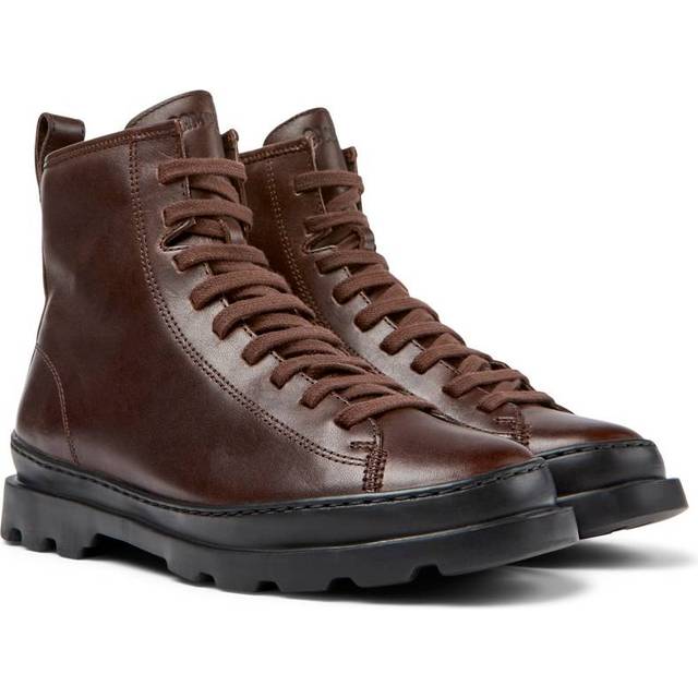 Camper Brutus leather ankle boots - Burgundy - 36