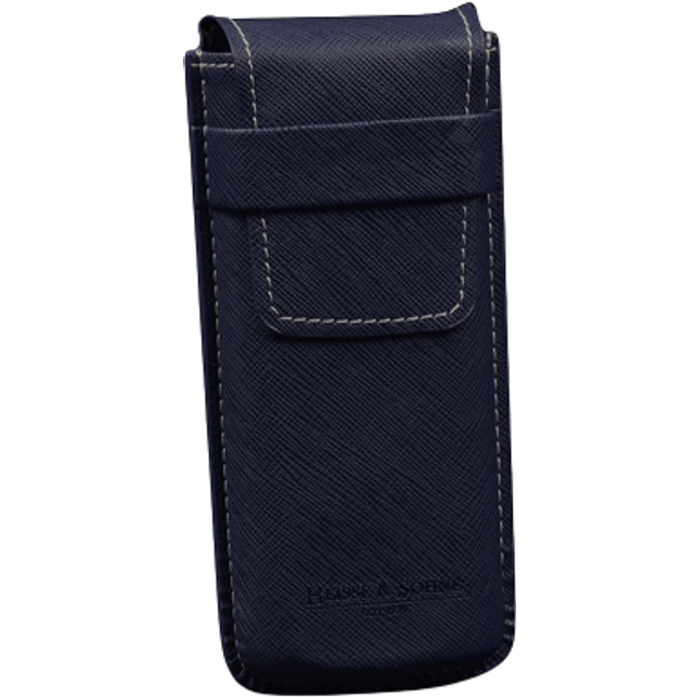 HEISSE & SÖHNE SEIT 1976® Klockfodral Mondo Saffiano blå/vit för 1 armbandsur