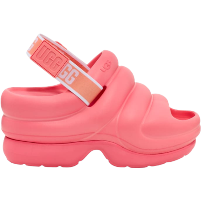 UGG® Aww Yeah Slide for Women in Strawberry Cream, Size 10, Polyester