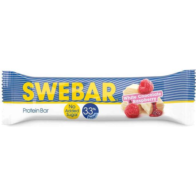 Dalblads Swebar No Added Sugar 50 G White Choco Raspberry