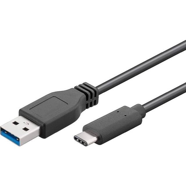Goobay - USB 3.2 GEN 1 (USB3.0) Anschlusskabel - USB-C auf USB-A - 5Gbit/s - USB-Adapter - OTG Kabel - USB-C auf USB-A Anschlusskabel - 3m - 5Gbit/s - GEN 1 - schwarz