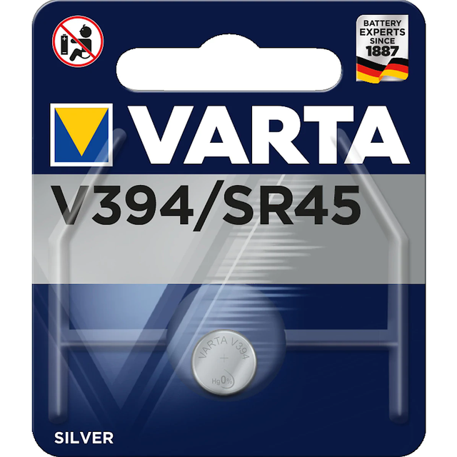 Varta 00394101111 Silver Oxide SR936 1.55V 67mAh Button Cell Battery