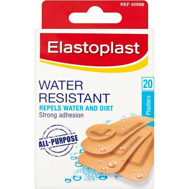 Pack of 20 Elastoplast Water Resistant Plasters