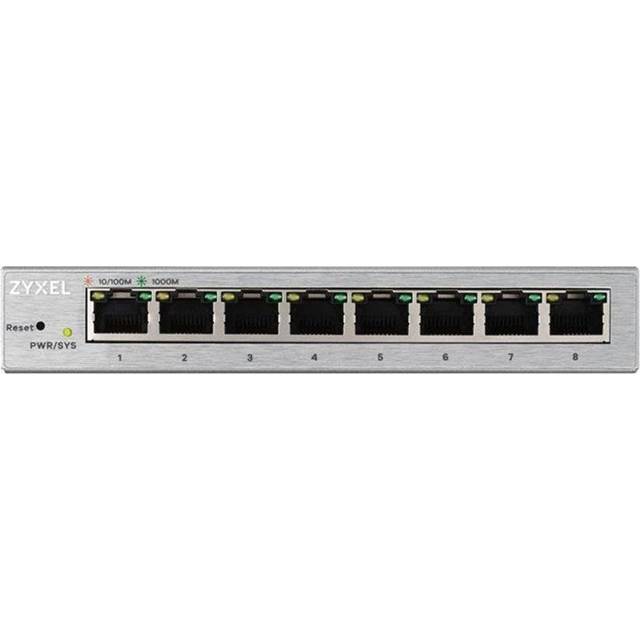 Zyxel GS1200-8 8-Port Web Managed Gigabit Switch - 8-Port Web Managed
