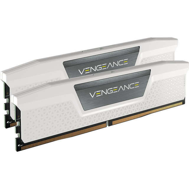 Corsair VENGEANCE DDR5 32GB (2x16GB) 5200MHz C40 Optimerat Minne För Intel-Datorer (Anpassade XMP 3.0-Profiler, Solid Aluminiumvärmeavledare) Vit
