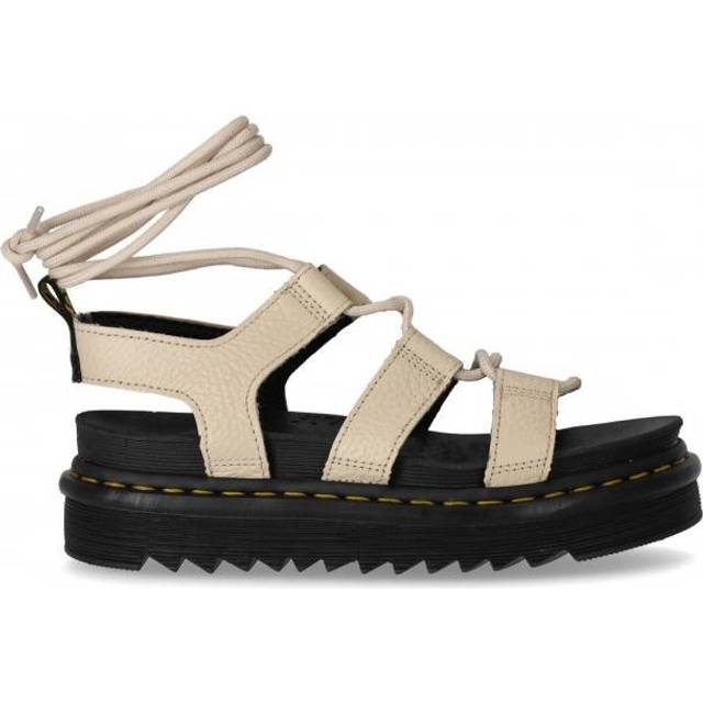 Dr. Martens Nartilla, Amfibier Kvinna, Parchment Beige Milled Nappa, 40 EU, Parkment Beige Milled Nappa, 40 EU