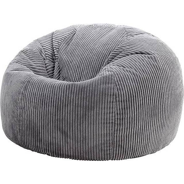 Classic Cord Bean Bag - Grey
