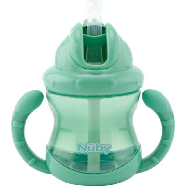 Nuby Twin Handle Flip It Cup 240 ml Green +12m