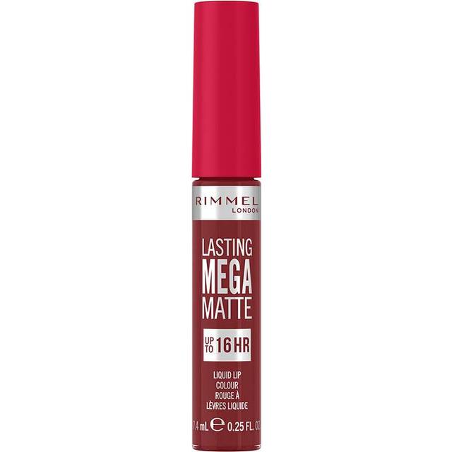 Rimmel Lasting Mega Matte Mat flydende læbestift 16t Skygge Ruby Passion 7,4 ml