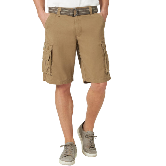 Lee Hängselbyxor för män, bältade Wyoming-cargoshorts., 52