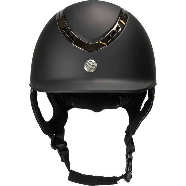 Riding helmet with knob Back on Track EQ3 Pardus Smooth - Noir
