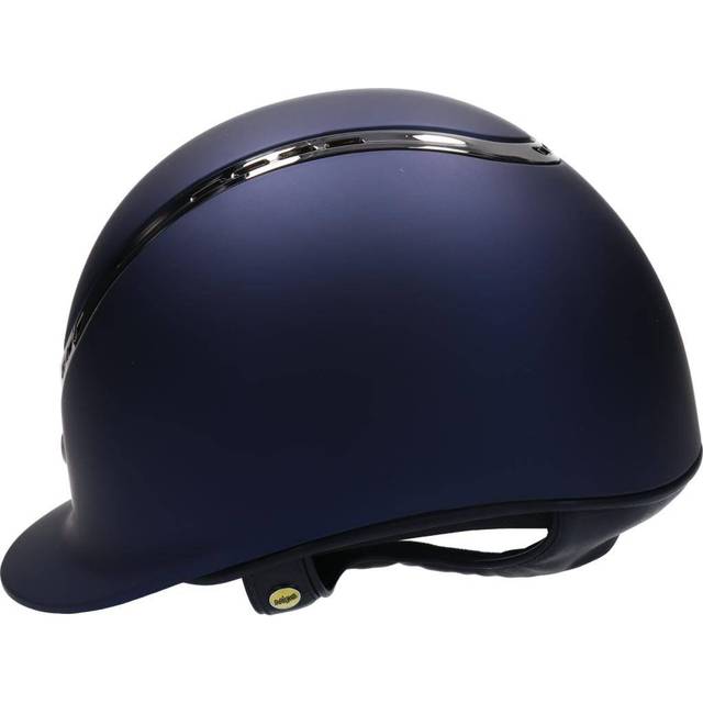 Riding helmet with knob Back on Track EQ3 Pardus Smooth - Bleu