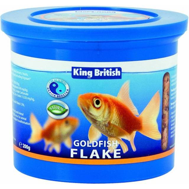 King British Goldfish Flake Fish Food 28/55/200g - 200g
