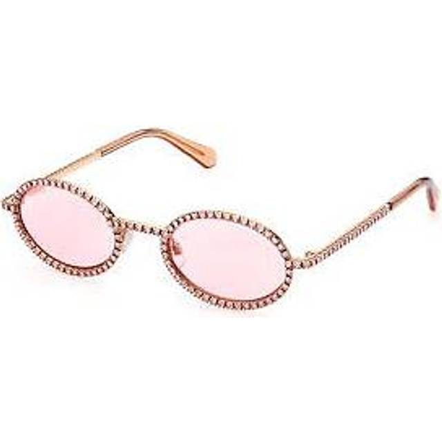Swarovski Unisex SK0340 33Y Outlet sunglasses Metal Gold Pink Round Normal