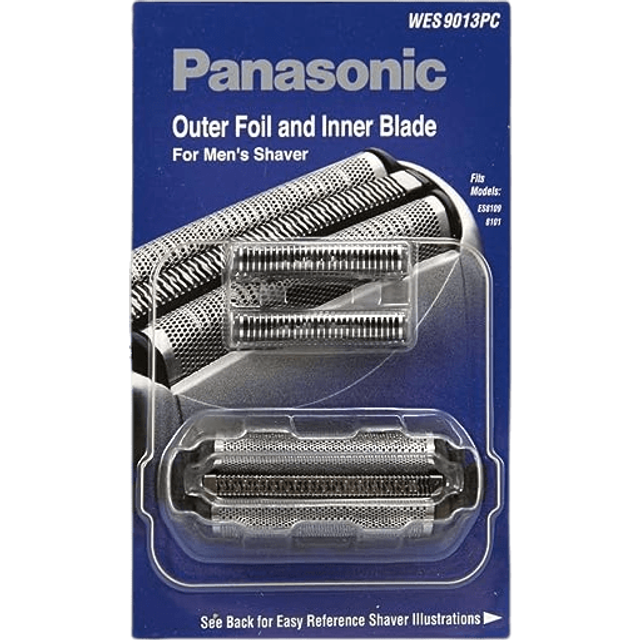 Panasonic WES9013PC elektrisk rakkniv ersättning inre blad och yttre folieset för män