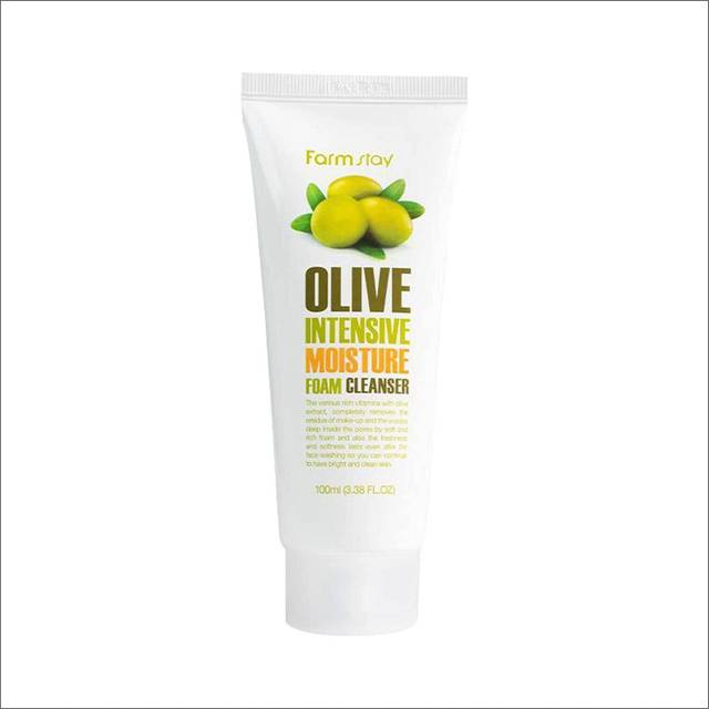 FARM STAY Olive Intensive Moisture Foam Cleanser 100ml (3 alternativ) 1pcs